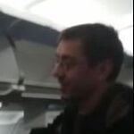 Imagen de Monedero en el vuelo entre Ginebra y Madrid.