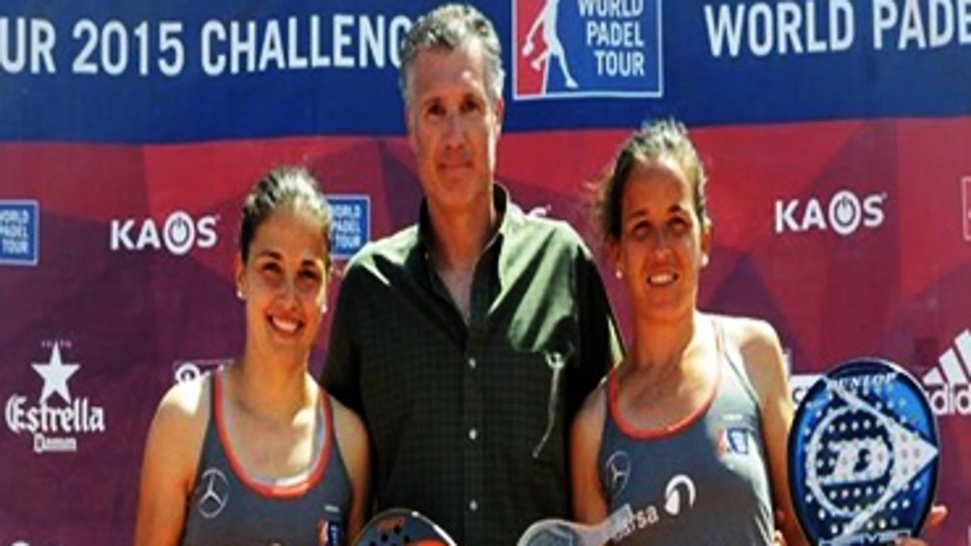 Eli Amatriain y Patty Llaguno, con el título del Open de Córdoba