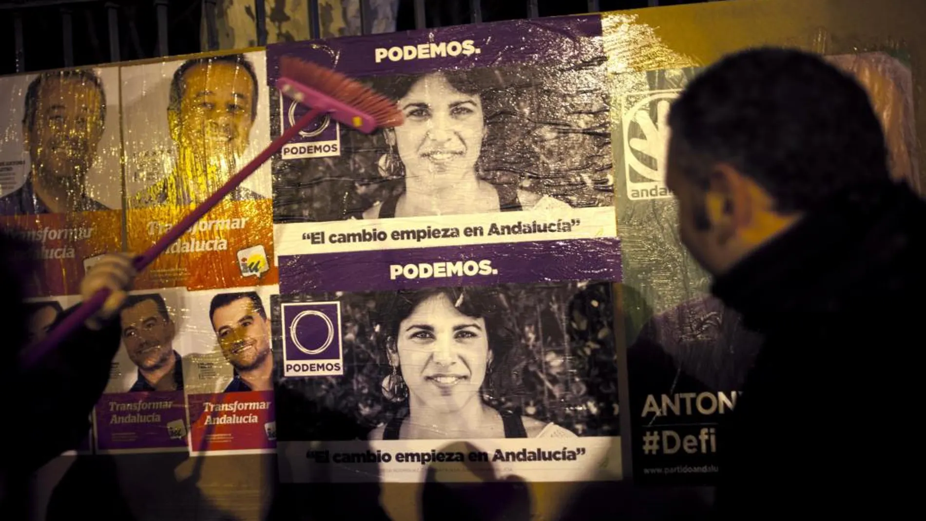 Cartel electoral de Podemos