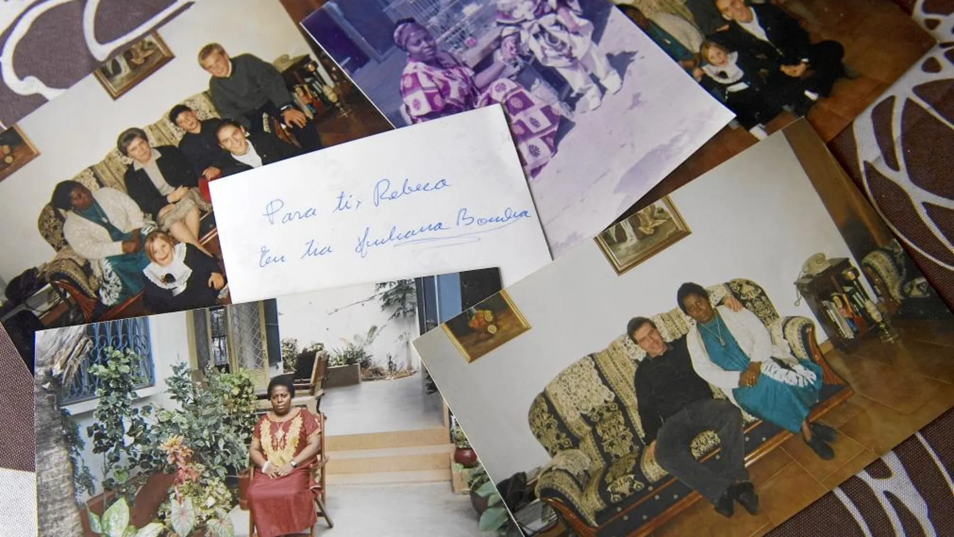 Las fotos familiares de Juliana, durante su estancia en la localidad navarra de Mélida