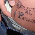 Imagen del vientre de una joven que sale en «Callejeros»