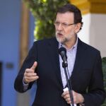 Mariano Rajoy, hoy durante su visita a Guatemala.