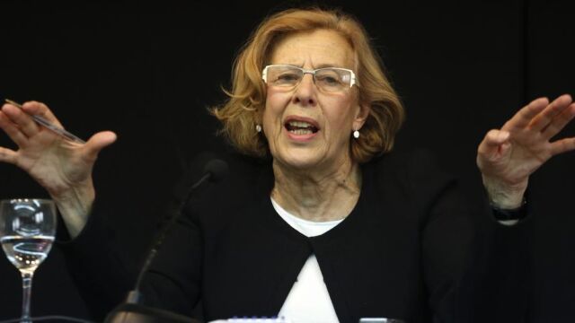 Manuela Carmena en la presentación de su lista