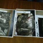 Imágenes de la segunda caja negra encontrada ayer.