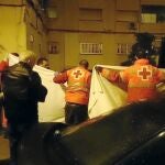 Los familiares de los fallecidos tuvieron que ser atendidos por los servicios de Emergencia Social de la Comunidad de Madrid