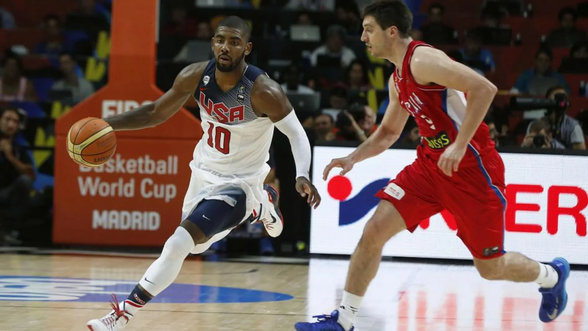 Kyrie Irving fue el líder de la selección estadounidense en la Copa del Mundo 2014 en España