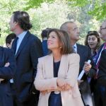 La alcaldesa de Madrid visitó ayer la Casa de Campo, donde se han invertido 2,7 millones en seis proyectos