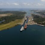 Una de las esclusas del canal de Panamá