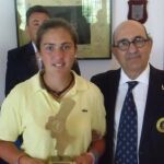 María Parra, al recibir el premio