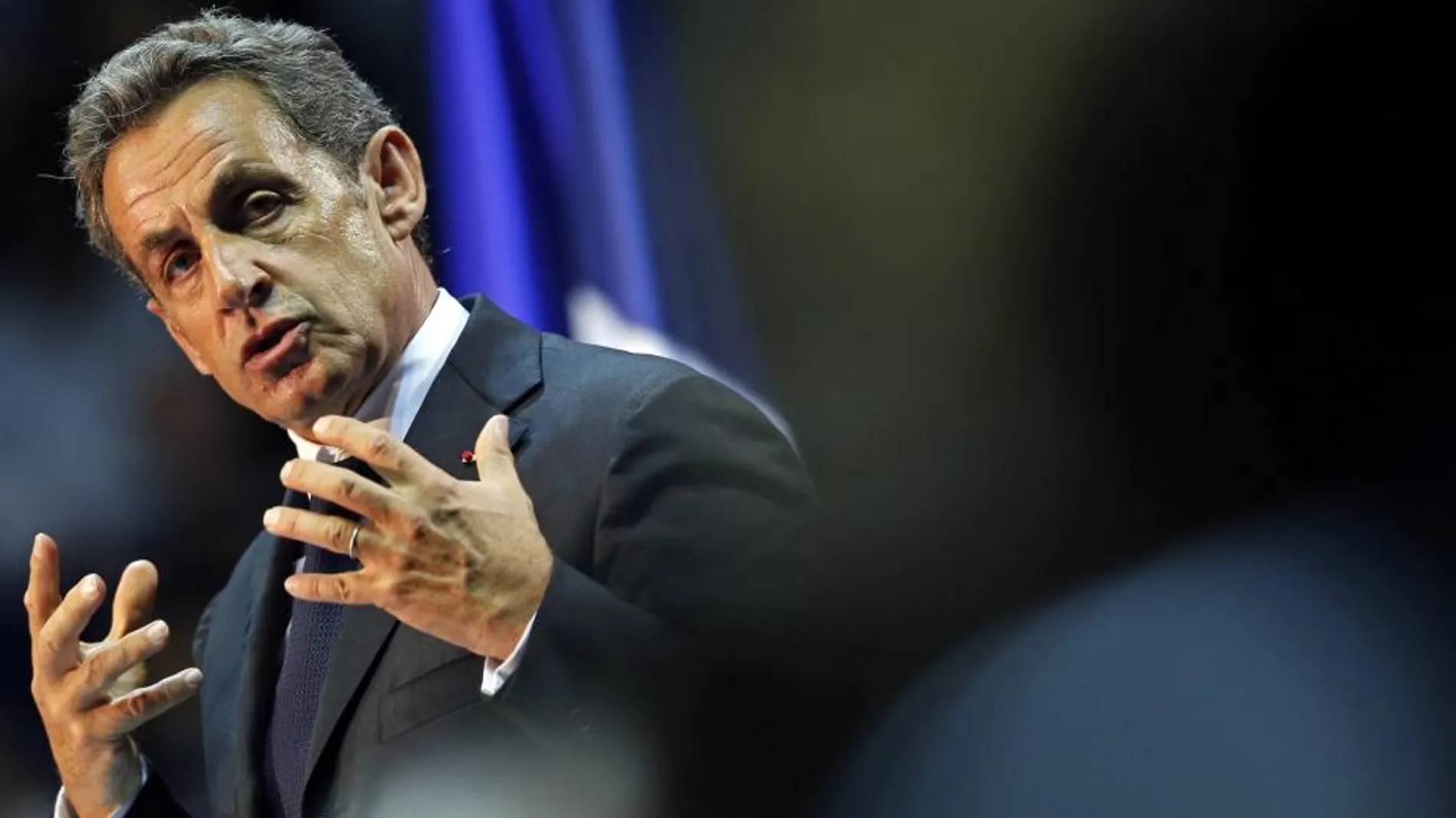 El presidente francés Nicolas Sarkozy