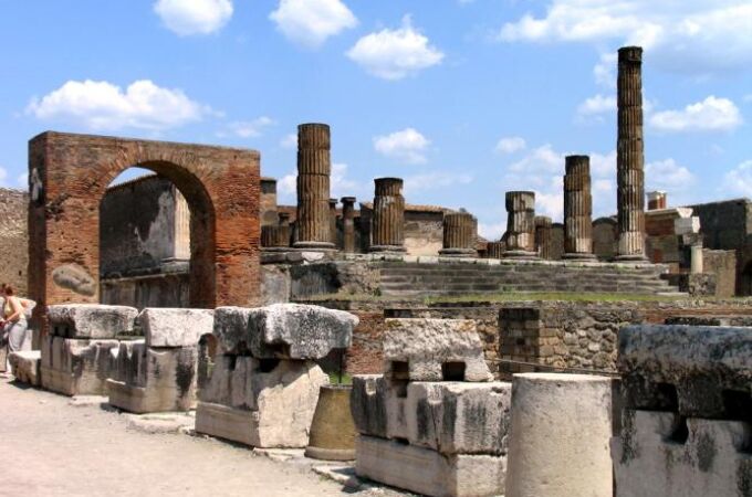 Imagen de las ruinas de la ciudad de Pompeya