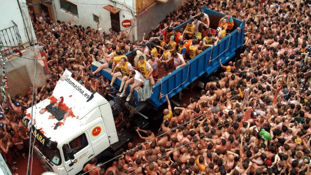 Siga en directo la Tomatina de Buñol