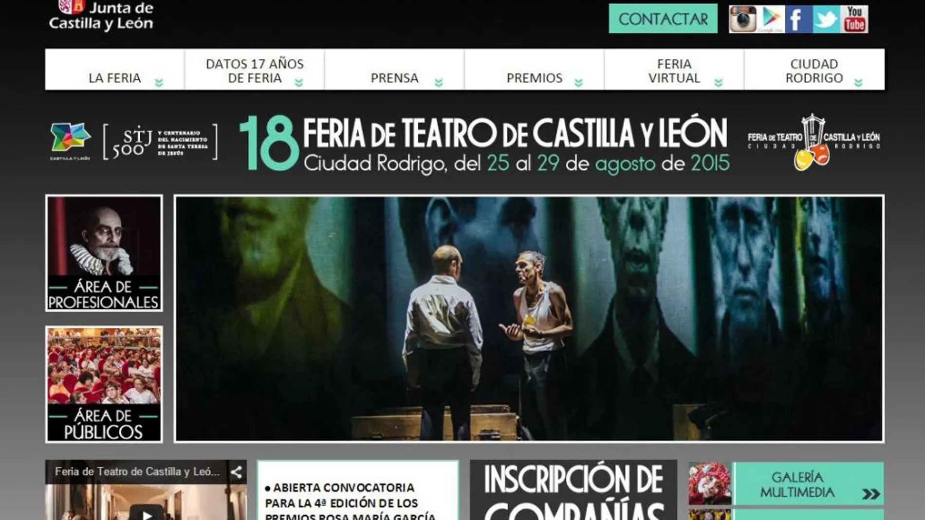 La Feria de Teatro de CyL 2014 propició contratos al 88% de compañías