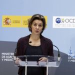 La ministra Agricultura, Isabel García Tejerina, durante la presentación del informe "Análisis de los resultados medioambientales de la OCDE. España 2015"