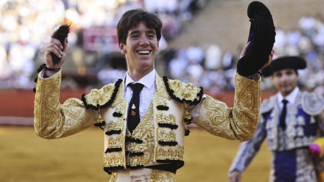 El diestro Esaú Fernández, en la pasada edición de la Feria de Abril