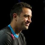 El jugador y capitán del FC Barcelona Xavi Hernández