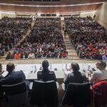 Imagen de la asamblea celebrada en la jornada de ayer.