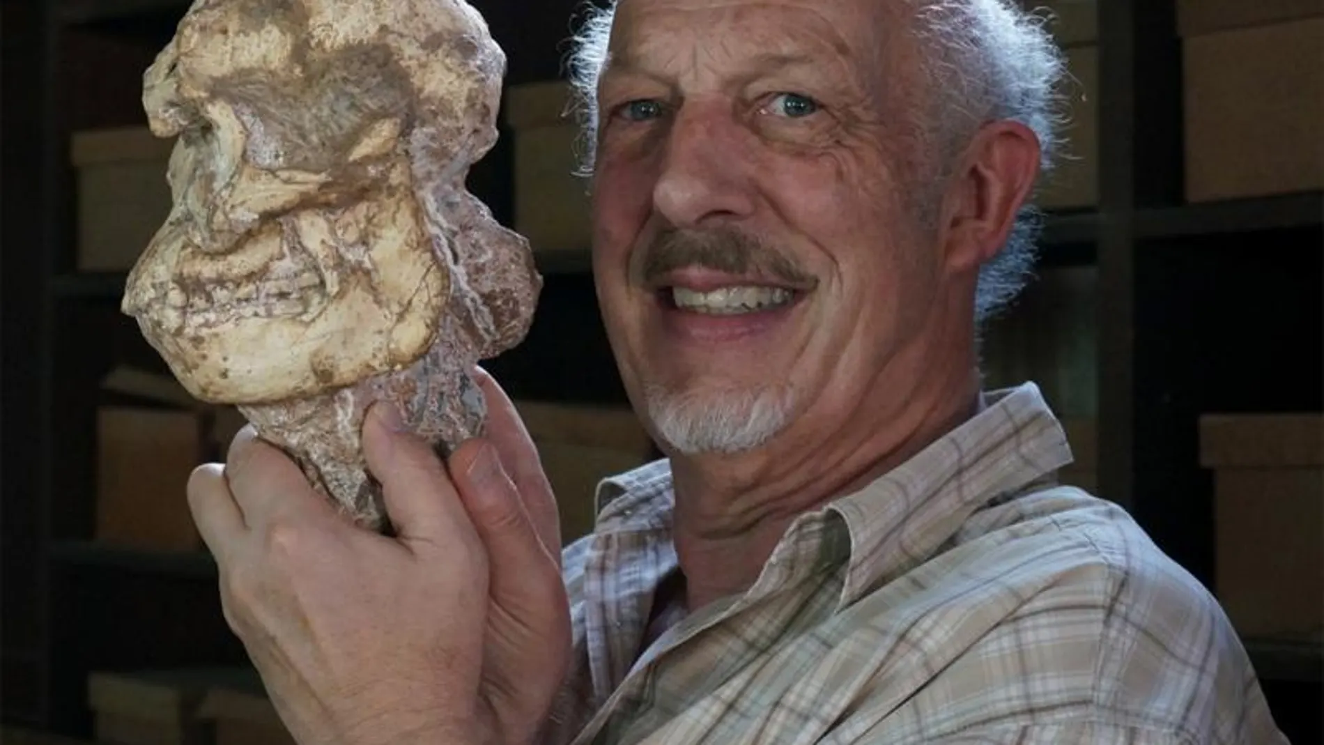 El arqueólogo Ron Clarcke. Es el investigador que encontró a «Little Foot» en la cueva de Sterkfontein, a 40 kilómetros de Johanesburgo, Suráfrica