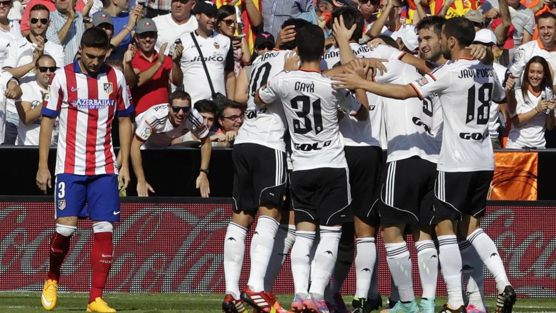 Primera derrota para el Atlético de Madrid en liga.