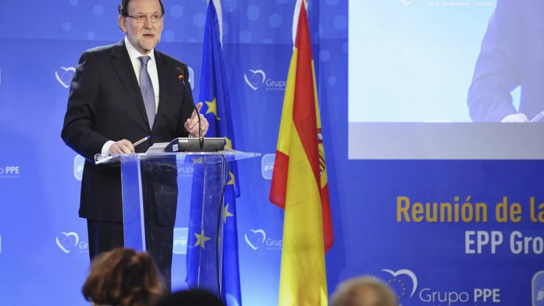 Mariano Rajoy, inaugura la reunión de la Mesa Política del Grupo Popular Europeo, que se celebra en Toledo hasta el viernes.