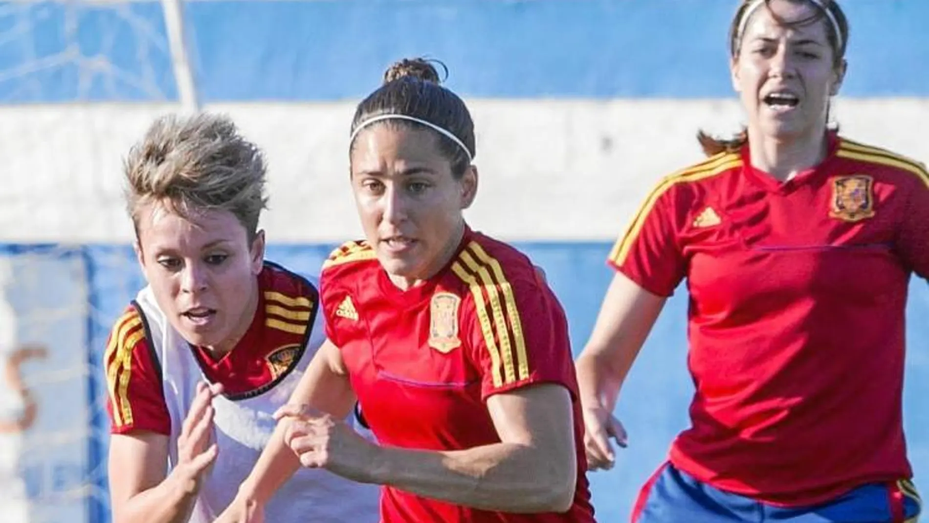 Vero Boquete, en un entrenamiento