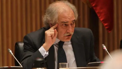 Juan Pedro Hernández Moltó en una comparecencia en el Congreso.