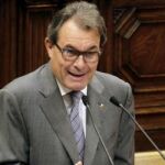 Artur Mas, durante su intervención en la segunda jornada del debate de Política General.