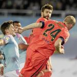 Mathieu superó la marca de Fontàs para marcar en Vigo el tanto del triunfo