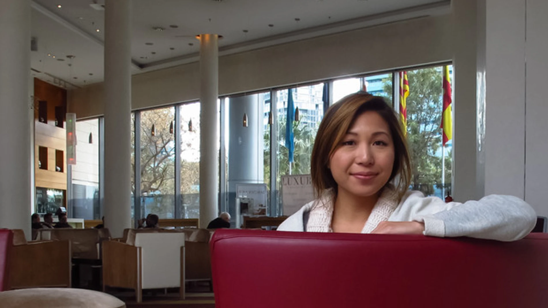 La neurobióloga californiana Elaine Hsiao durante su estancia en Barcelona