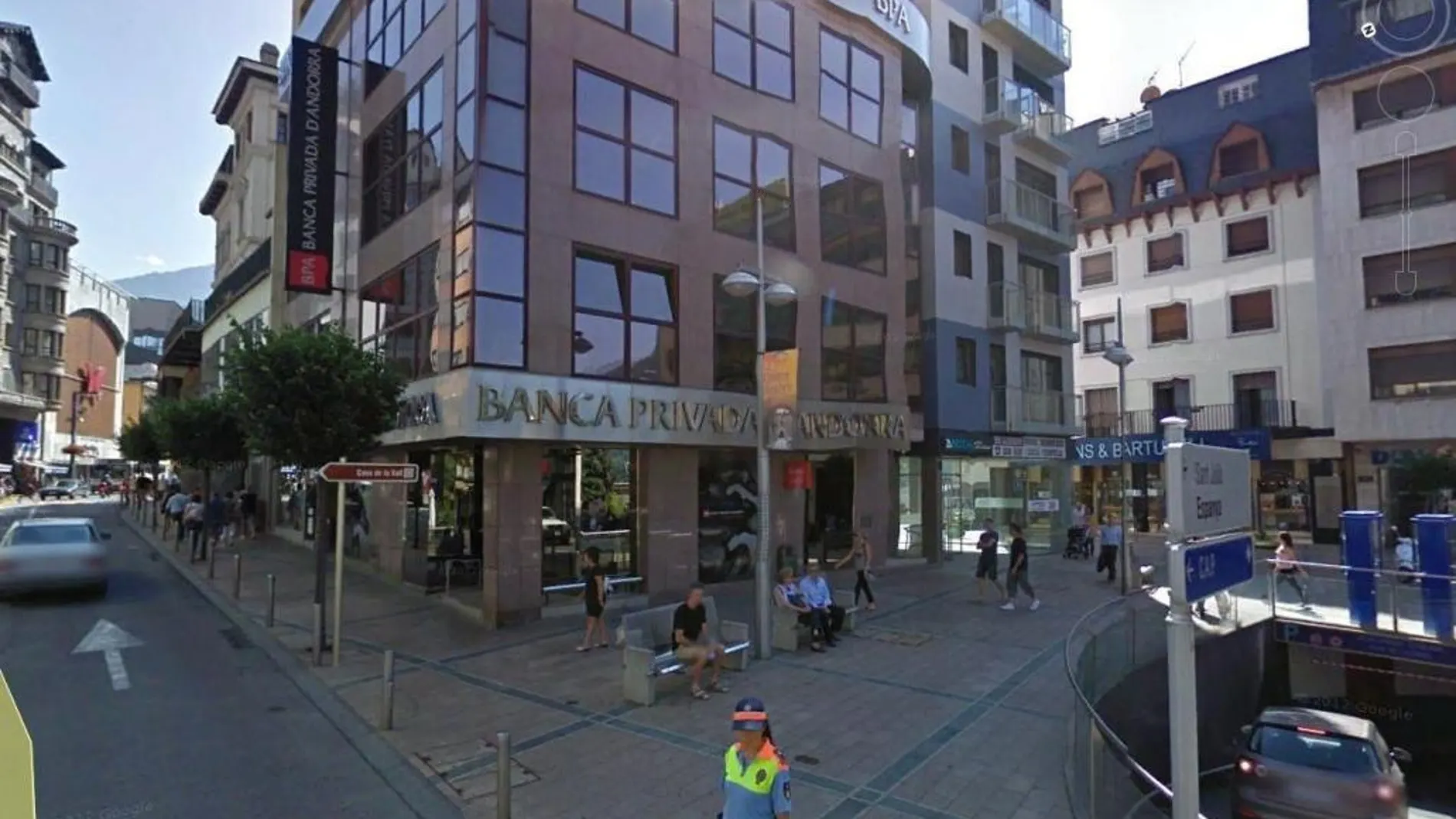 Vista de la sede de Banca Privada de Andorra