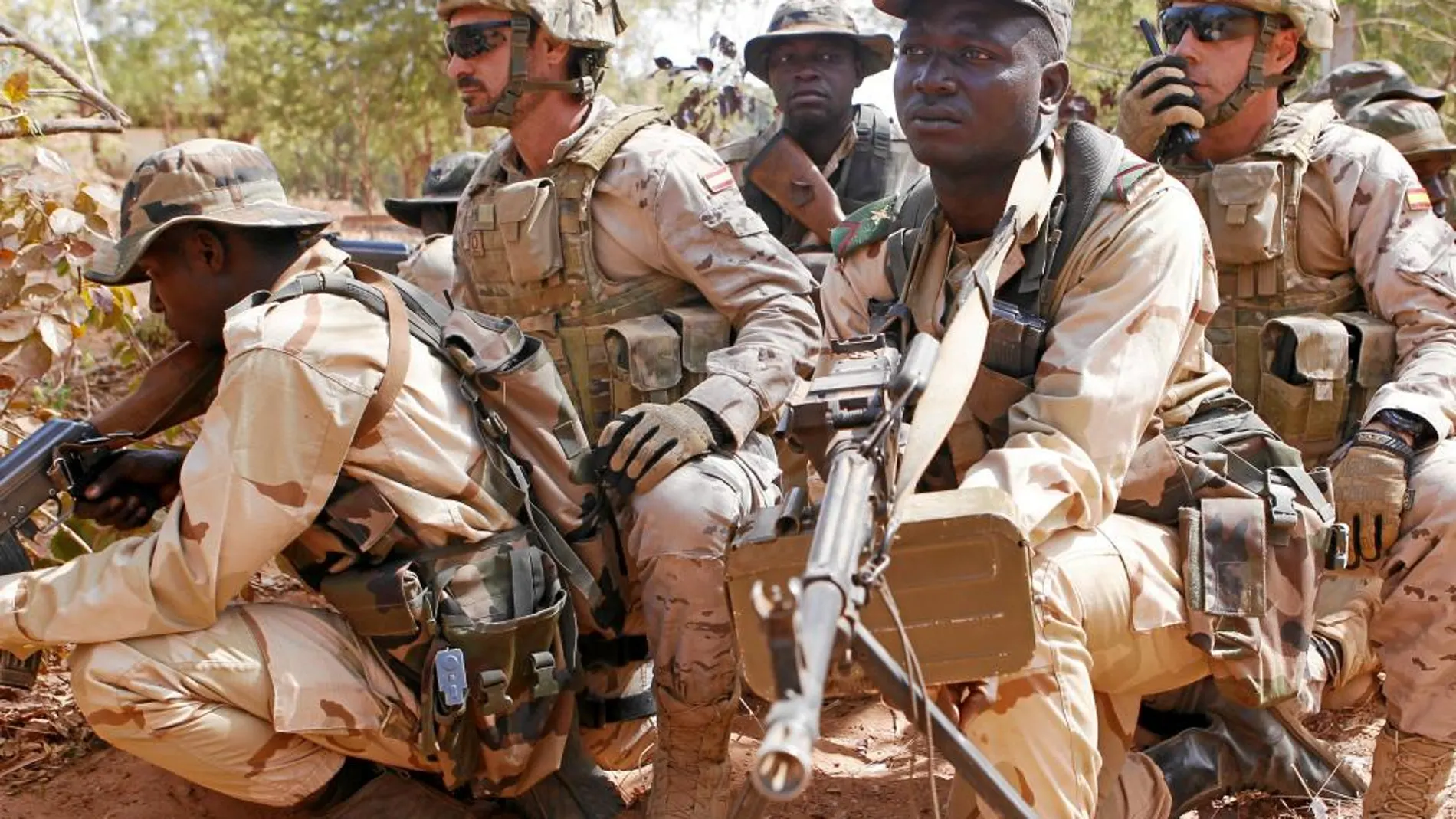 Desde febrero de 2013, España instruye al débil Ejército maliense en el marco de una misión de entrenamiento de la Unión Europea