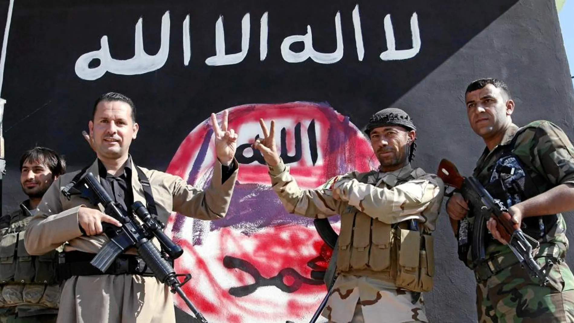 Los peshmergas, orgullosos de su avance