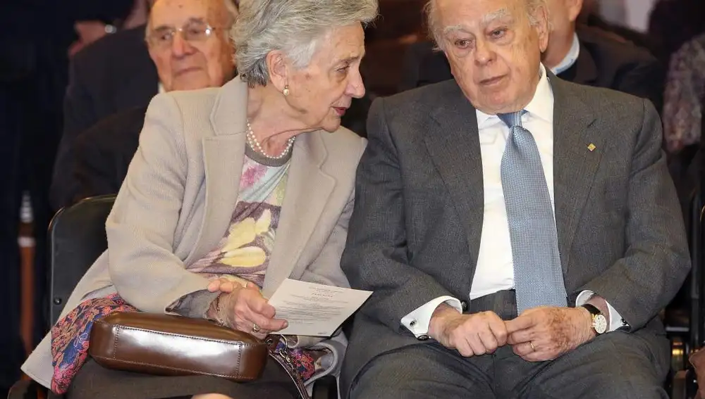 El expresidente de la Generalitat Jordi Pujol y su esposa, Marta Ferrusola, en una imagen de archivo