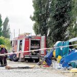 Dos bomberos mueren al caer un helicóptero de incendios