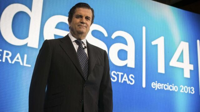 GRA212. MADRID, 19/05/2014.- Fotografía facilitada por Endesa de su presidente, Borja Prado, durante su intervención en la Junta General de Accionistas de la empresa, hoy en Madrid. EFE/***SOLO USO EDITORIAL***