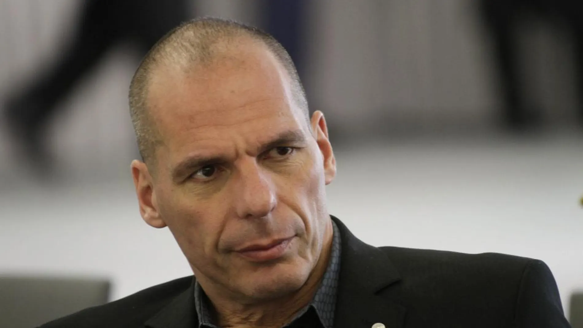 El ministro girego de Finanzas, Yanis Varufakis, en la reunión de los ministros de Economía y Finanzas de la Unión Europea