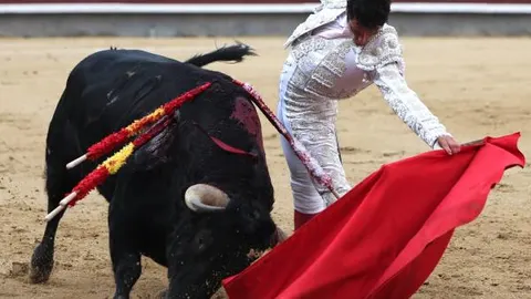 Natural del torero de Usera al tercero de la tarde
