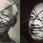 Montajes con Nelson Mandela y Martin Luther King
