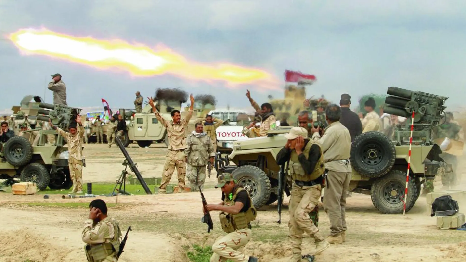 Las fuerzas iraquíes buscan la reconquista de los territorios tomados por el Estado Islámico