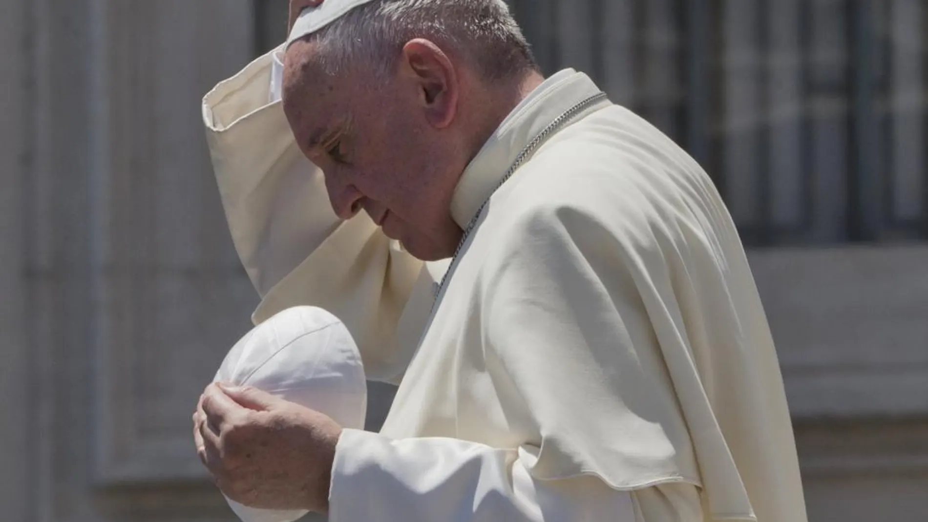 El Papa hoy durante la Audiencia general