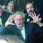 Steven Spielberg, durante el rodaje del filme, en el que ha empleado diez años