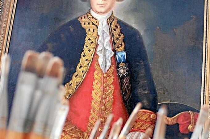 El retrato de Bernardo de Gálvez, que formará parte de los hombres ilustres de la historia de Estados Unidos