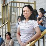 La joven filipina Chaneilyn Tartay, horas después de escapar de su empleadora kuwaití