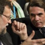 José María Aznar con Mariano Rajoy