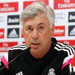 Carlo Ancelotti, en la conferencia de prensa de hoy previa al derbi