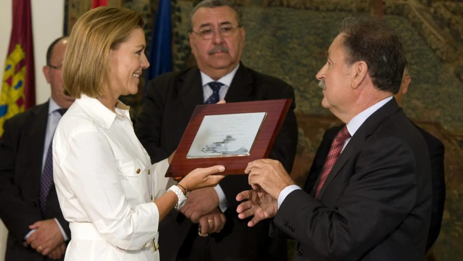 María Dolores de Cospedal, en el acto de esta mañana en Toledo