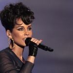 La cantante neoyorquina Alicia Keys, que hoy ha concedido una entrevista a la Agencia Efe para hablar de su último trabajo "Girl on fire"
