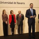 Un momento de la inauguración del Museo Universidad de Navarra