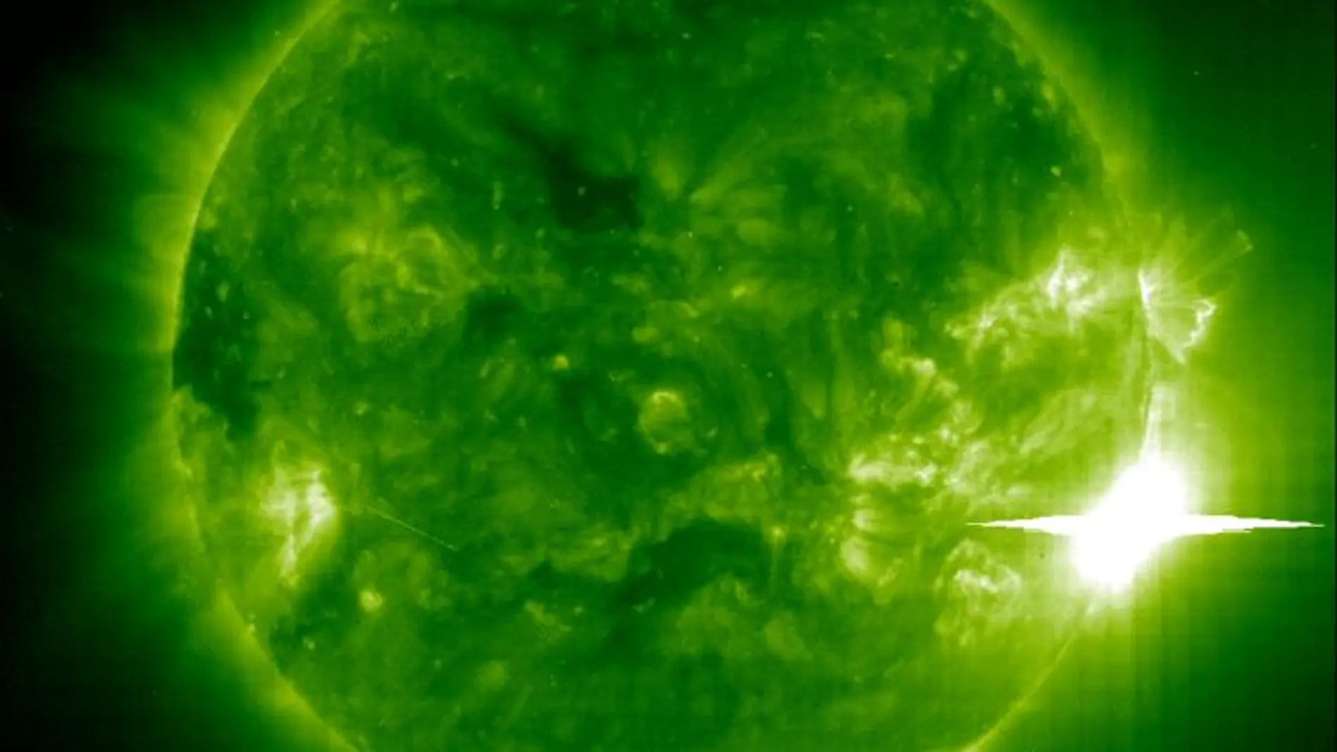 Una erupción solar descomunal