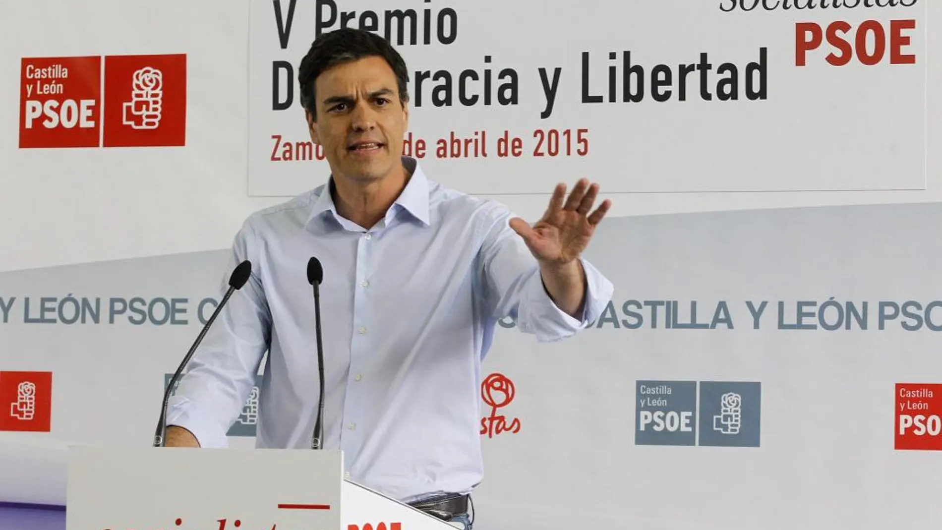 Pedro Sánchez, secretario general del PSOE